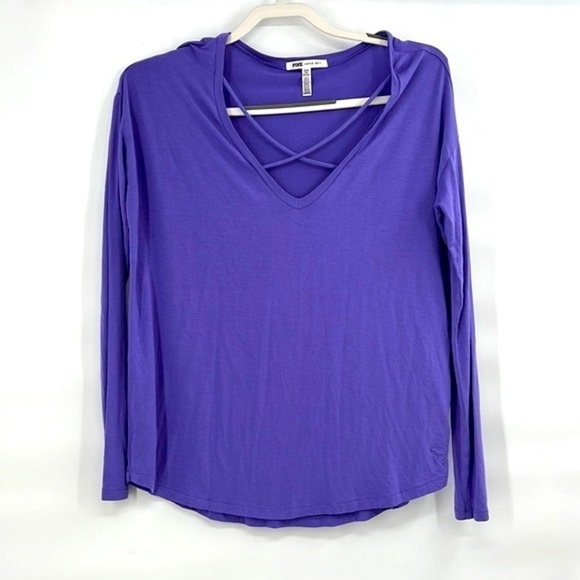 VS pink super soft purple top size XS - Picture 1 of 7